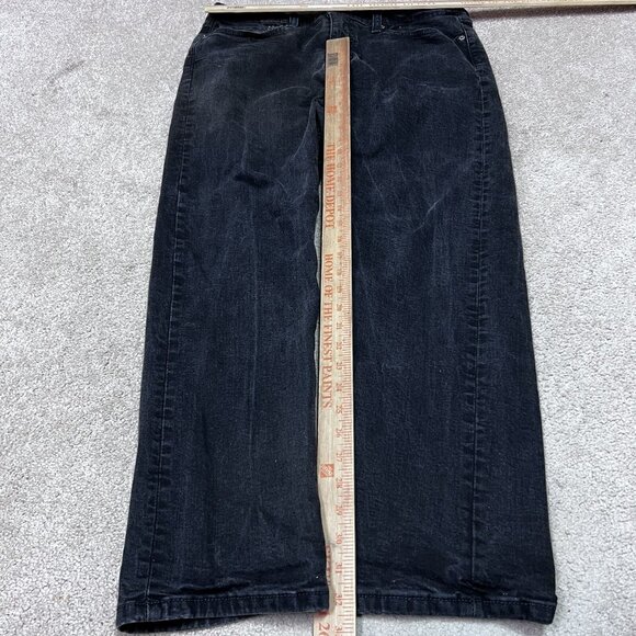 Levi’s Jeans Men’s Black Straight Leg Pockets Size 36x32 - Picture 2 of 12